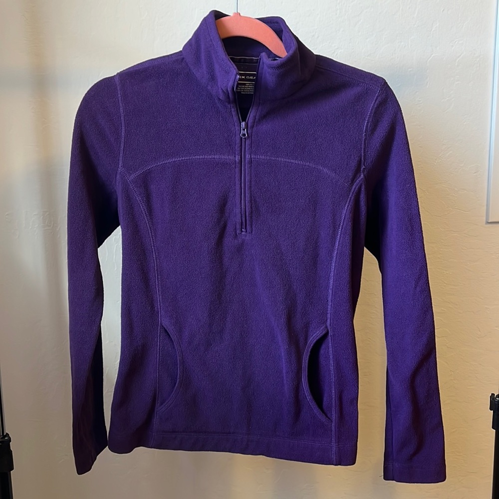 XS Tek Gear Quarter-Zip Purple Jacket